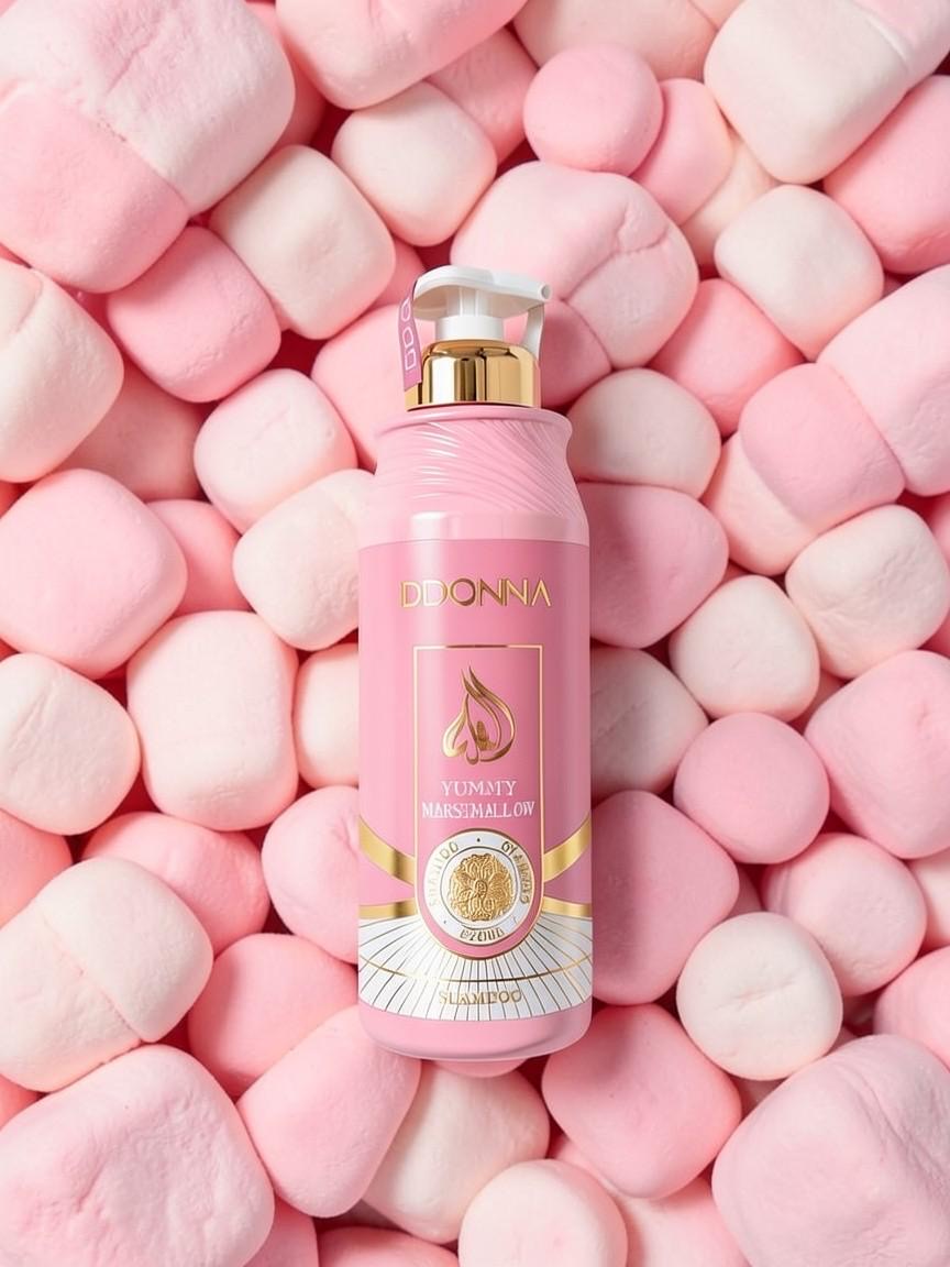 Lot de 6 Pièces - Shampoing Yummy Marshmallow 520ml - D’donna