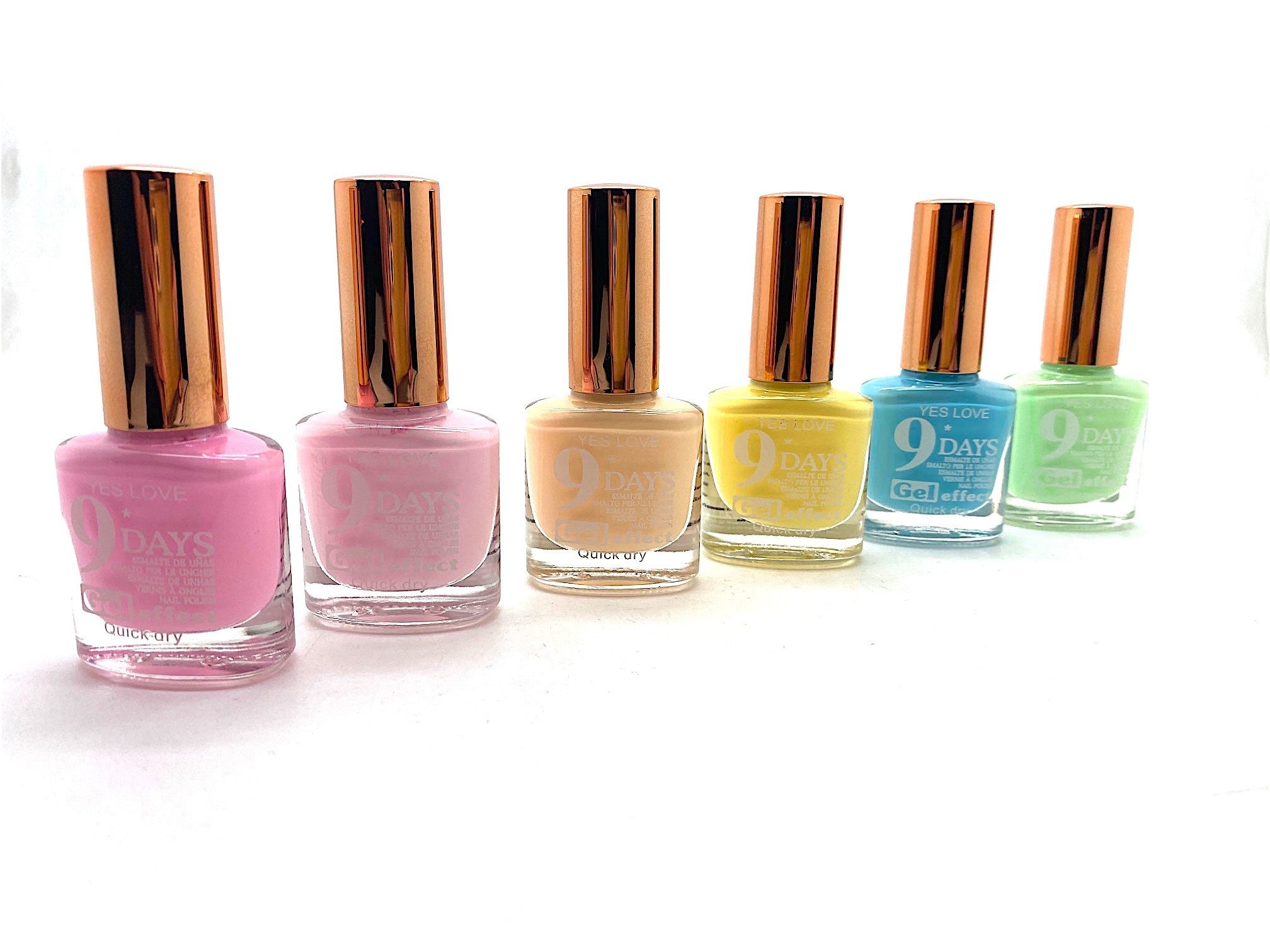 Set of 24 Pieces - 9 Kours Gel Effect Nail Polish No. 30 - Yes Love