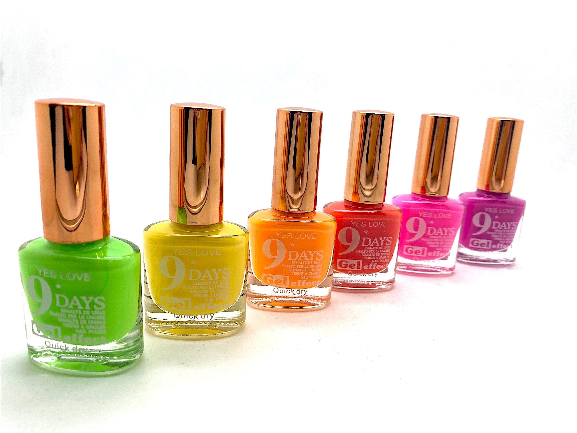 Set of 24 9-day gel effect nail polishes - Yes love - No. 32