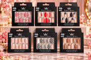 Lot de 12 Pièces - Faux Ongles Autocollants Rebecca Queen 5D – Yes Love