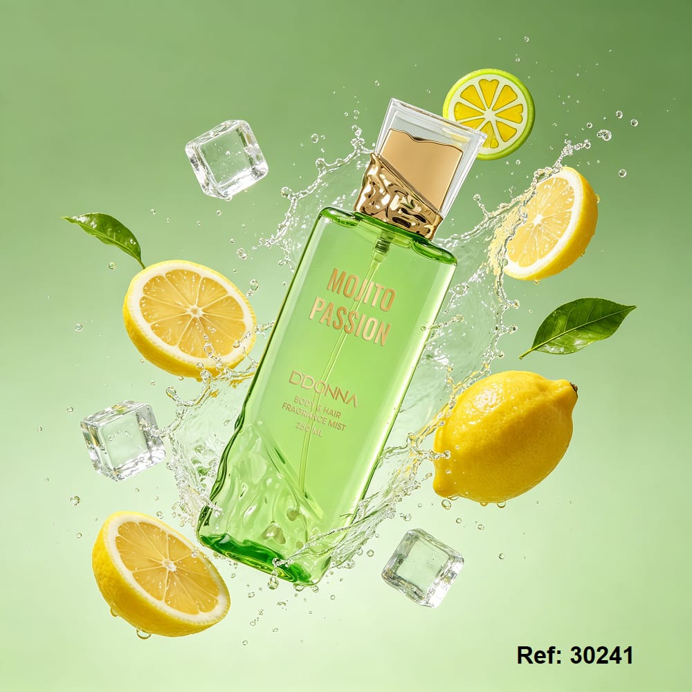 Lot de 6 Pièces - Brume Corps & Cheveux "Mojito Passion" 250ml - D'Donna