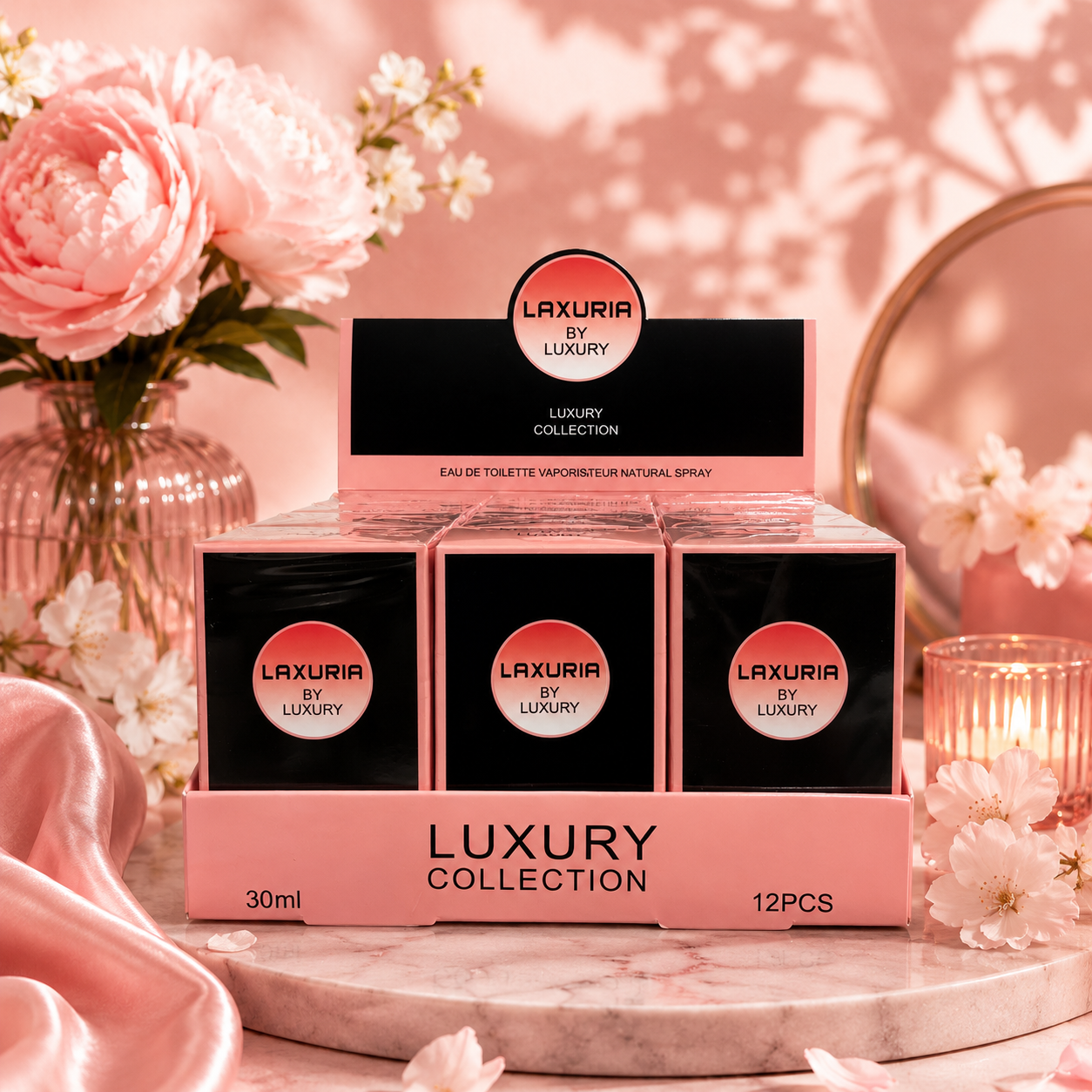 Lot de 12 Pièces - Eau de Parfum N°6 30ml - Laxuria by Luxury