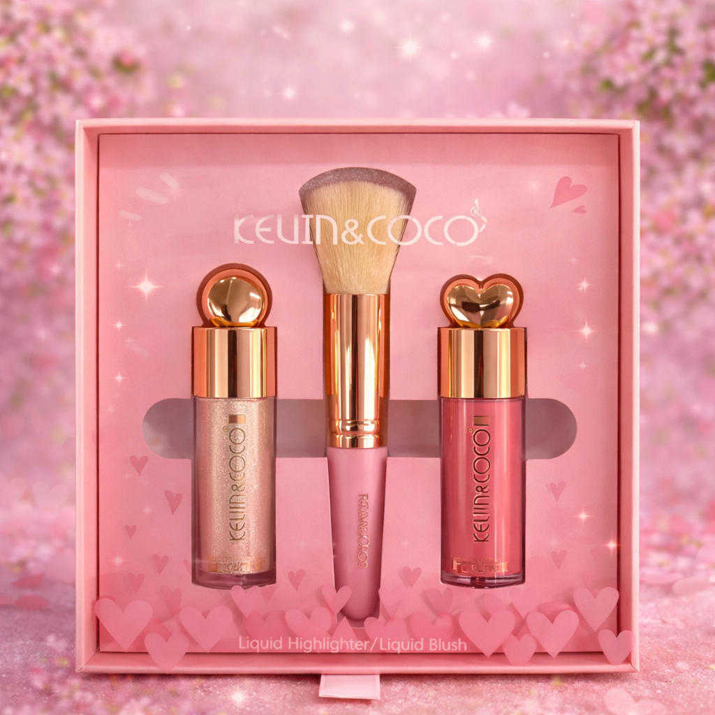 Lot de 6 - Sublime Set Gloss liquid gloss & Liquid Blush - Kevin & Coco