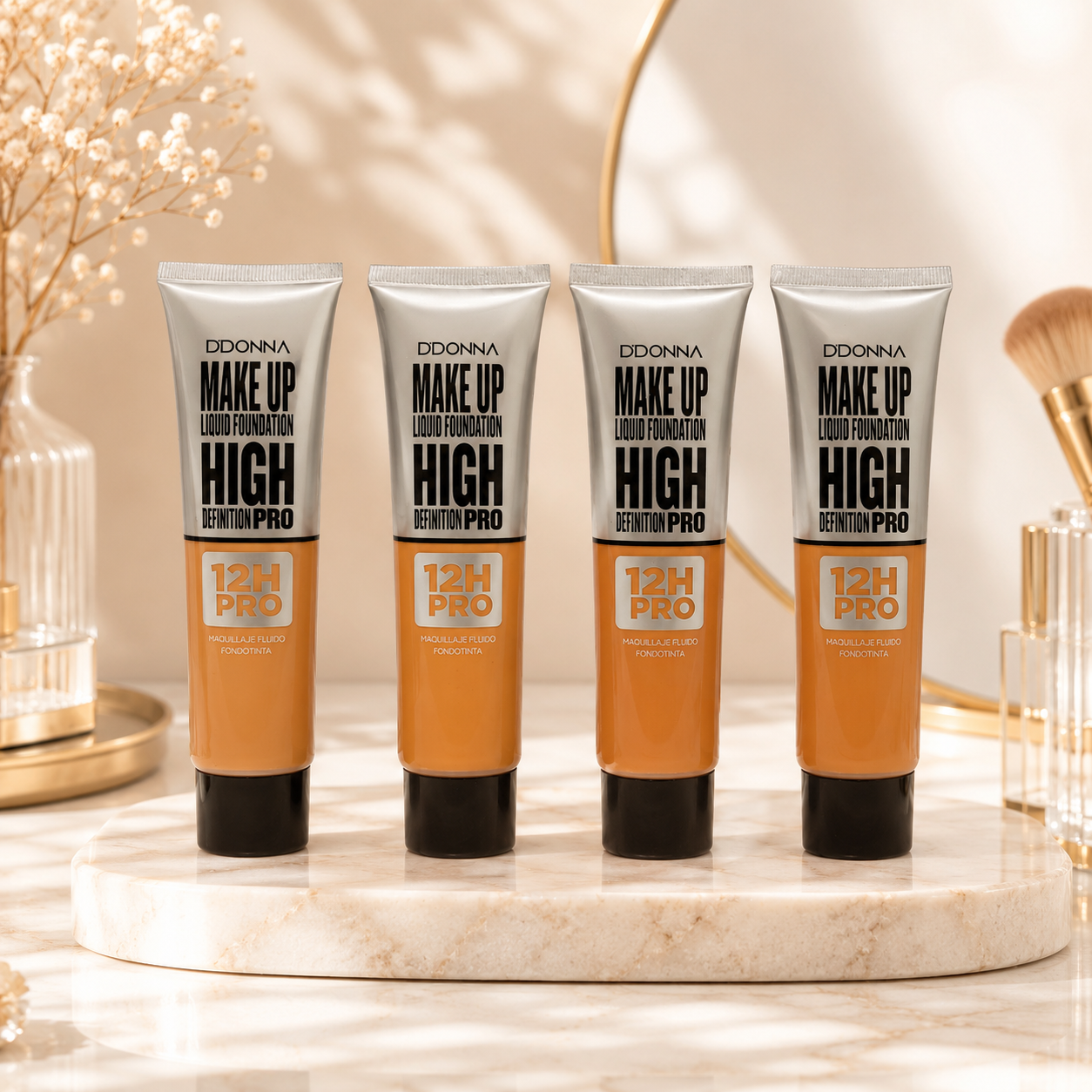 24-Piece Set - D'donna 12H Liquid Foundation