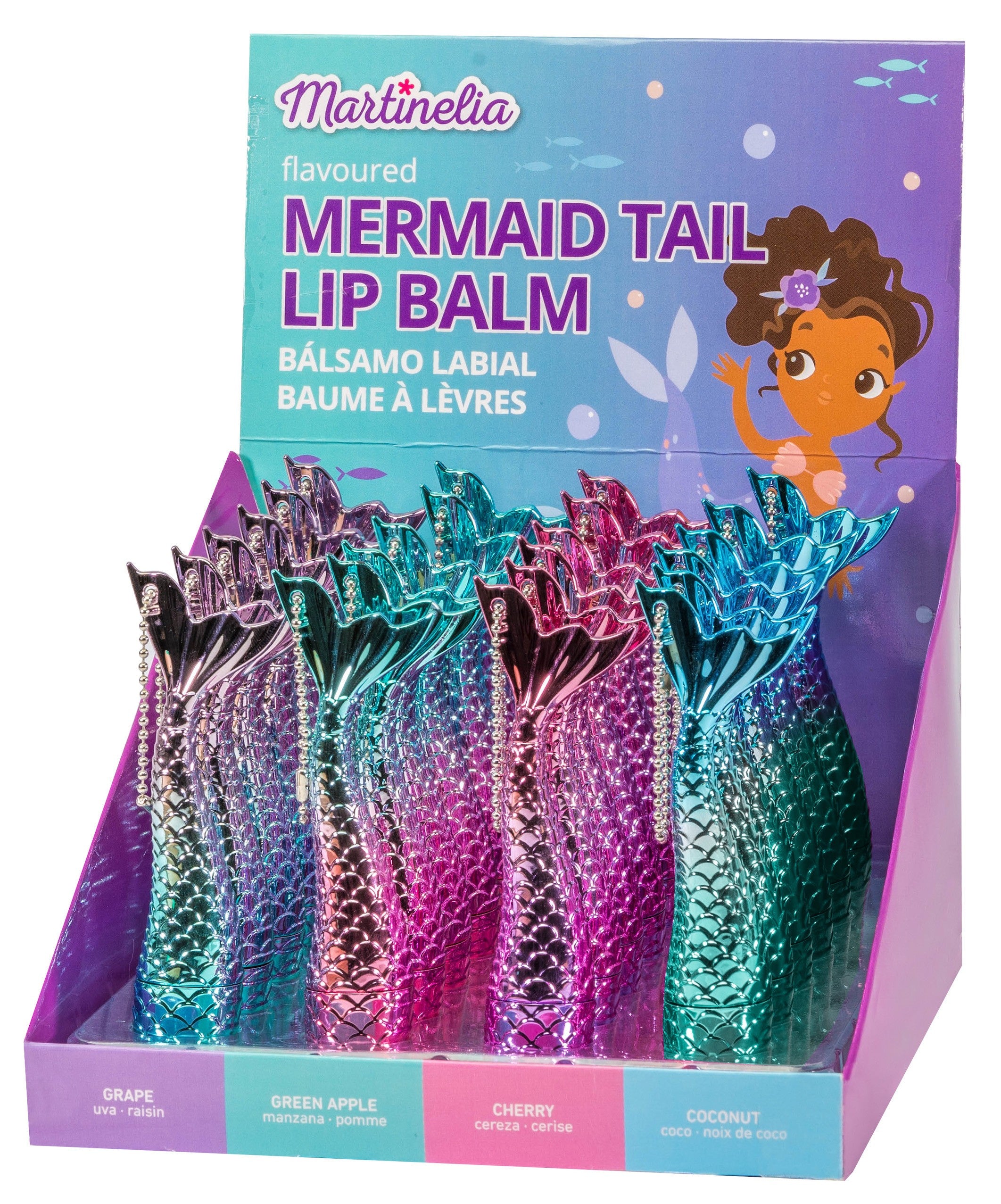 Lot de 24 pieces Gloss mermaid fruité martinelia 79000
