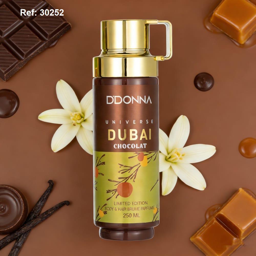 Lot de 6 Pièces - Brume Universe Dubai Chocolat 250ml - D'Donna