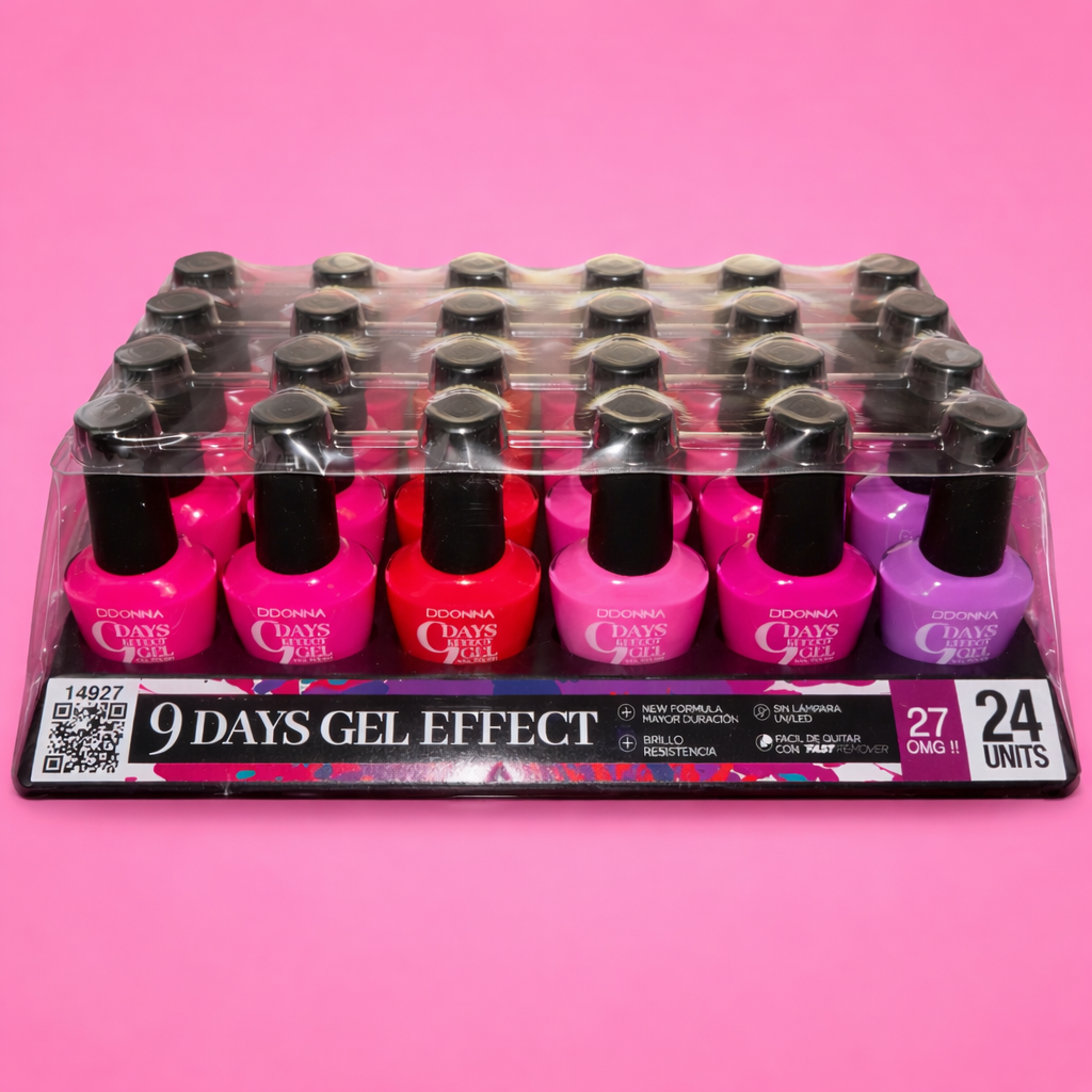 Lot de 24 Pièces - Vernis à Ongles Effet Gel 9 Jours - 14927 - D’Donna