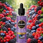 Concentrated essence amber forest fruits
