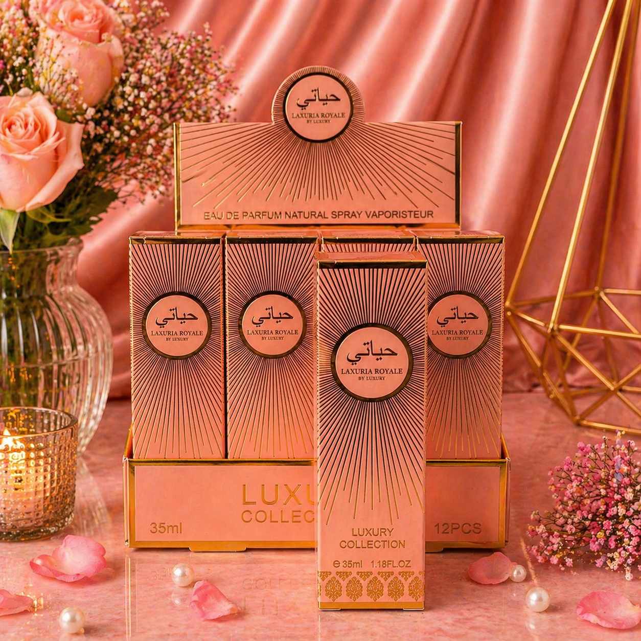 Lot de 12 Pièces - Eau de Parfum pour Femme 35ml n°32 - Laxuria by Luxury