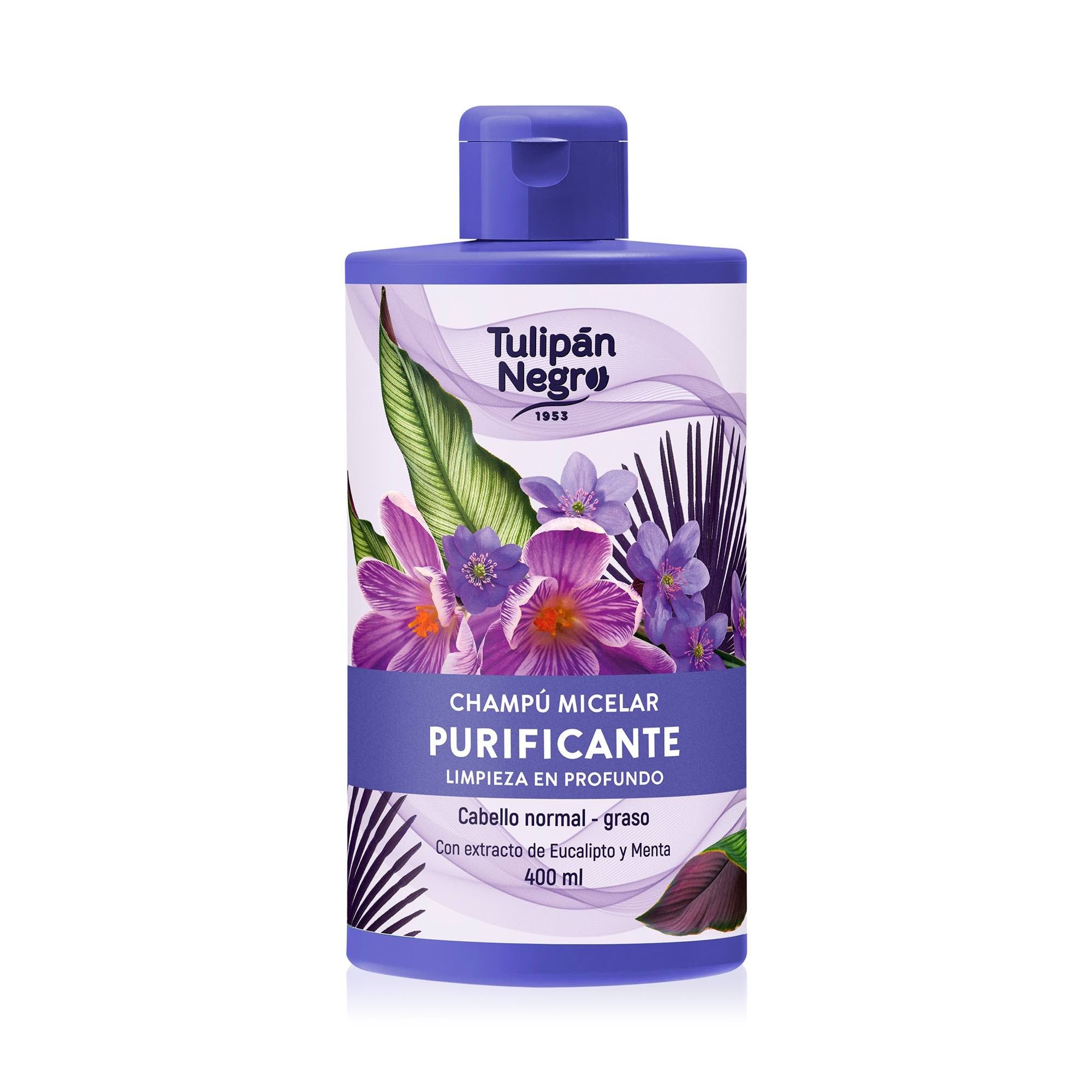 Lot de 2 - Shampoing micellaire purifiant 400ml - Tulipan negro