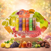 Pack of 12 Pieces - 6 Antioxidant Fruity Lip Balms - Yes Love