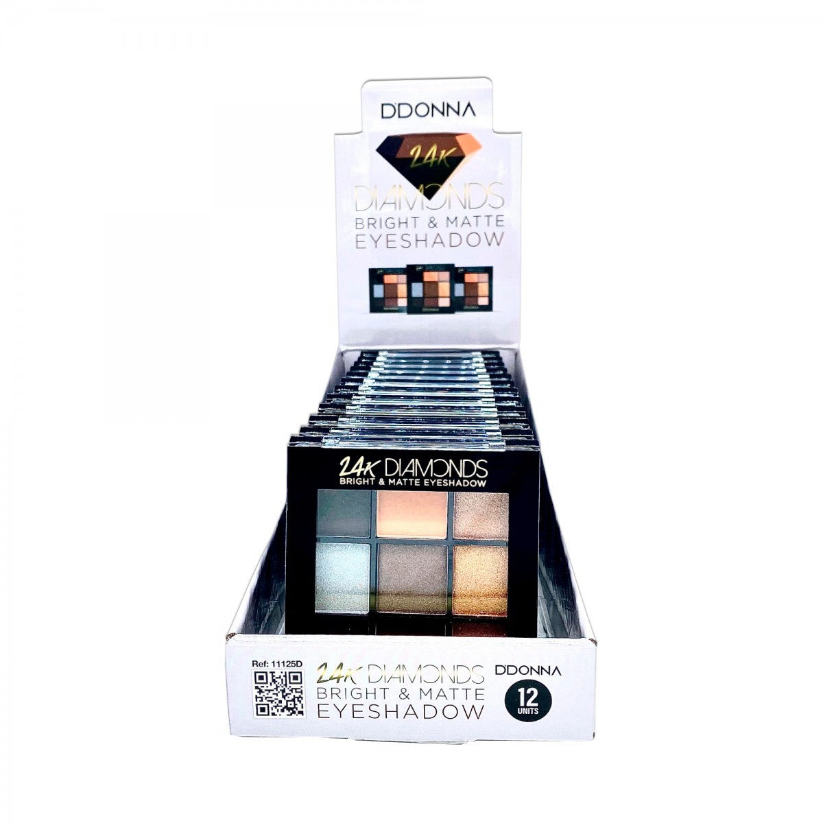 Set of 12 - Diamond 24K Eyeshadow Palette /11125D