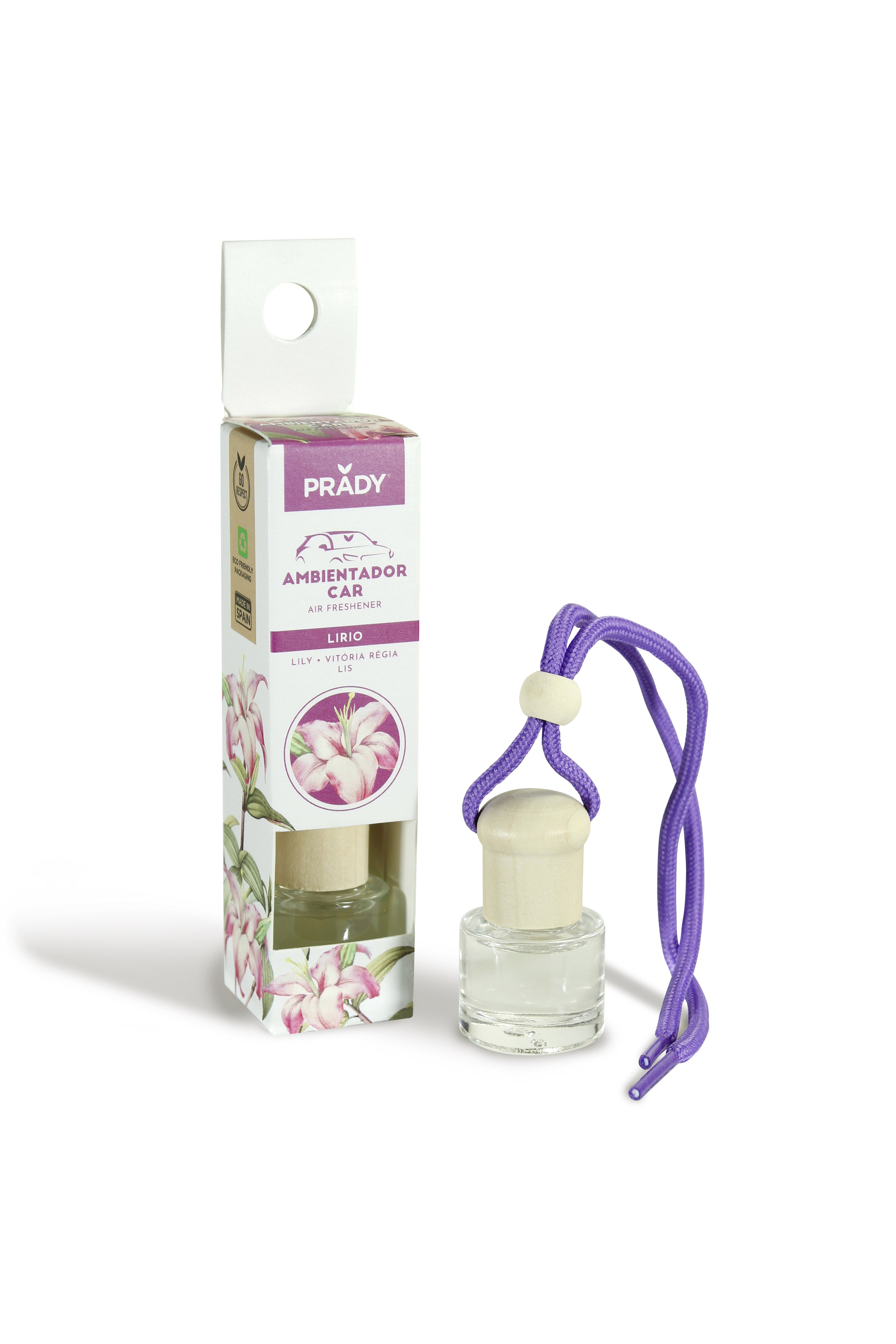 Désodorisant voiture prady lily