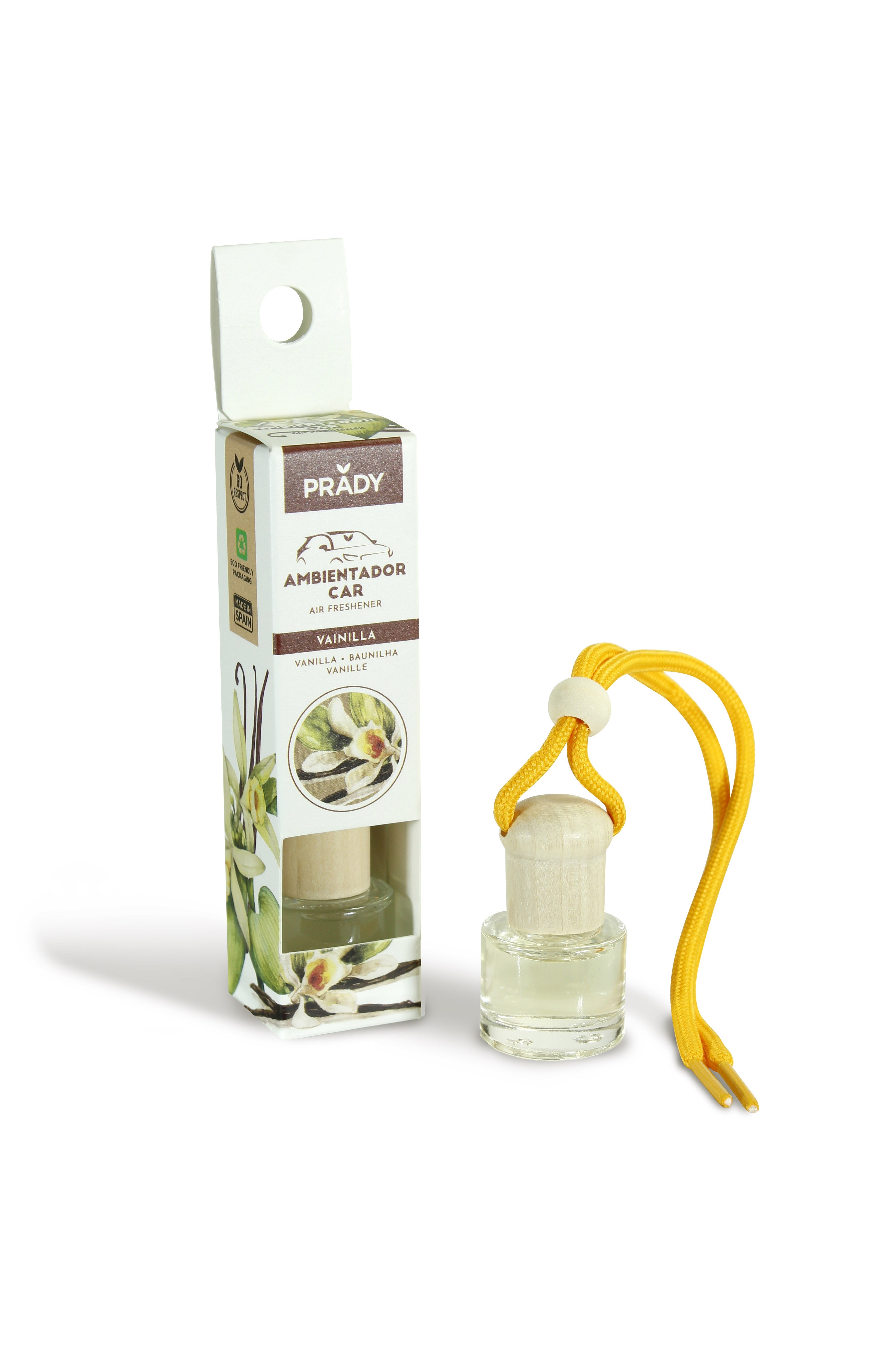 Désodorisant voiture prady vanille