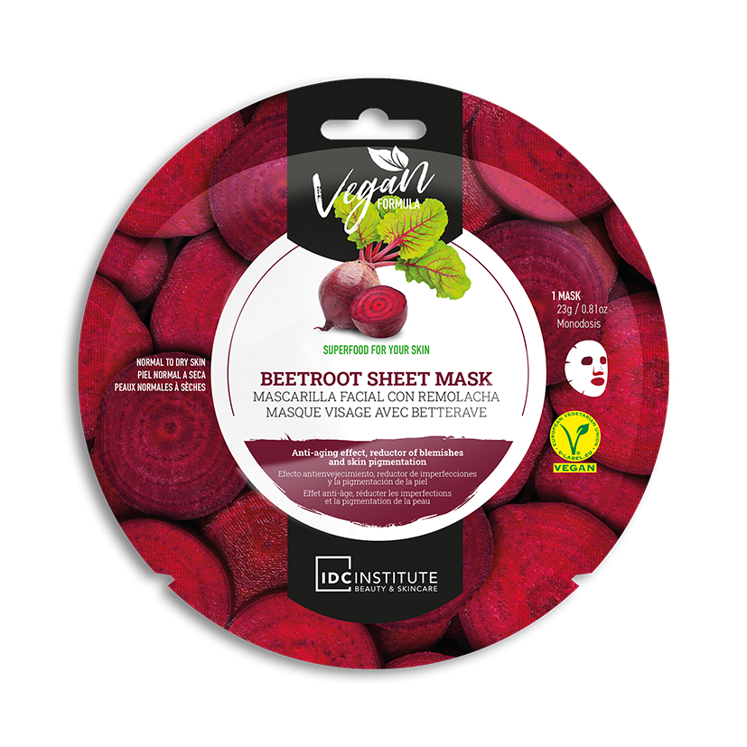 Masque vegan idc institute à la betterave