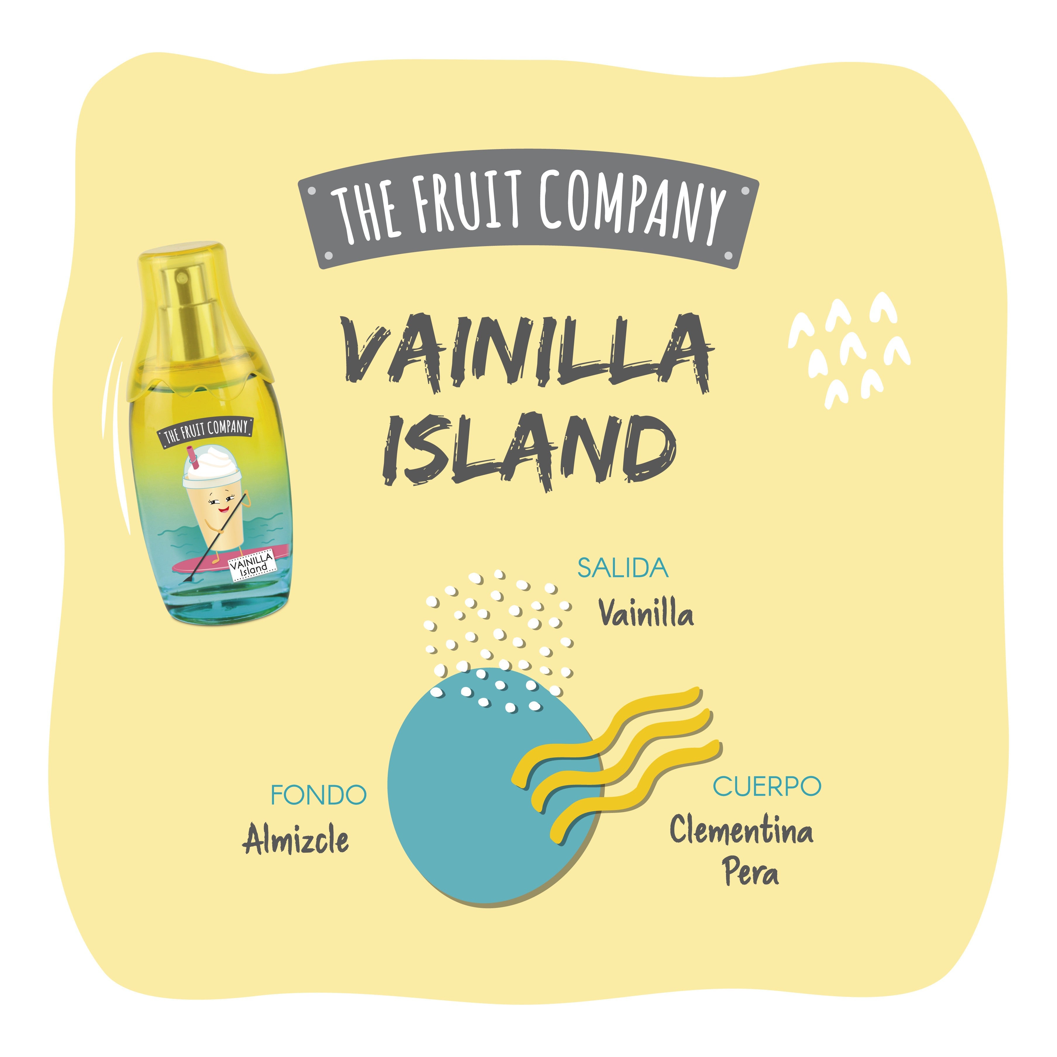 Lot de 6 pièces - Eau de Toilette Édition Summer Vanille Island 40ml - The Fruit Company