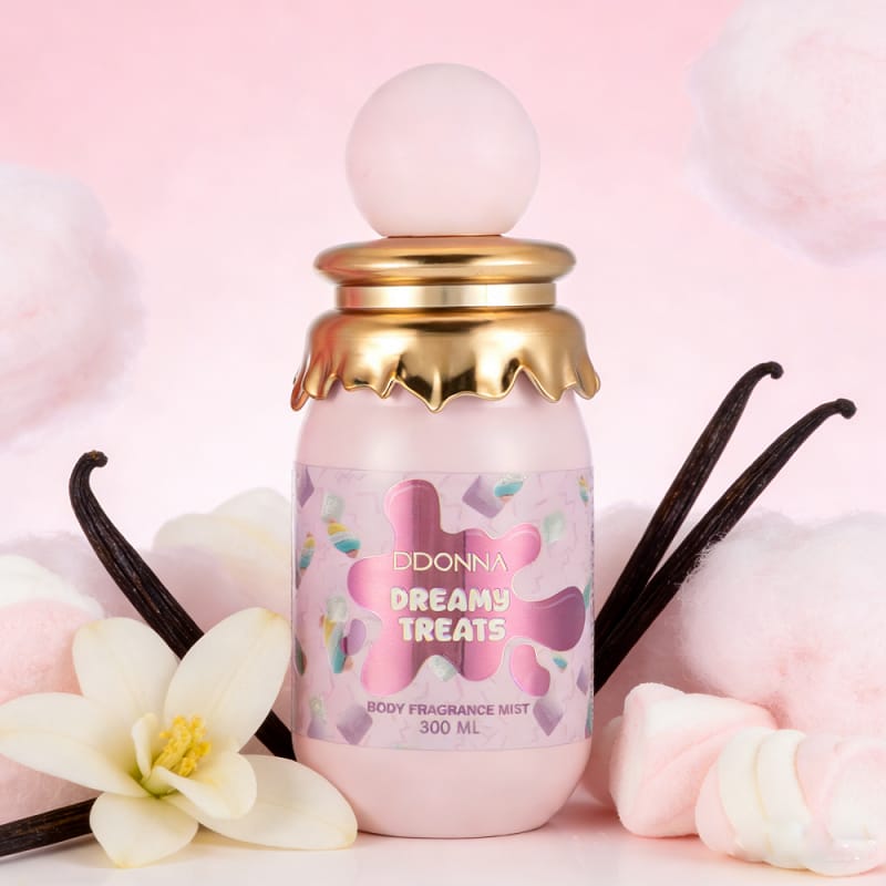 Lot de 6 Pièces - Brume Corps & Cheveux "Dreamy Treats" 300ml - D'Donna