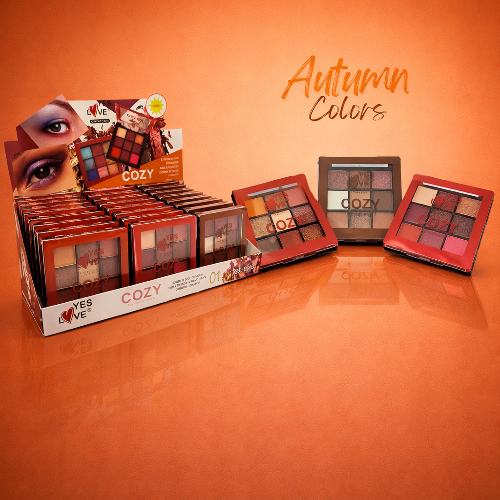 Set of 24 Pieces - Cosy Eyeshadows - 0393/1 - Yes love