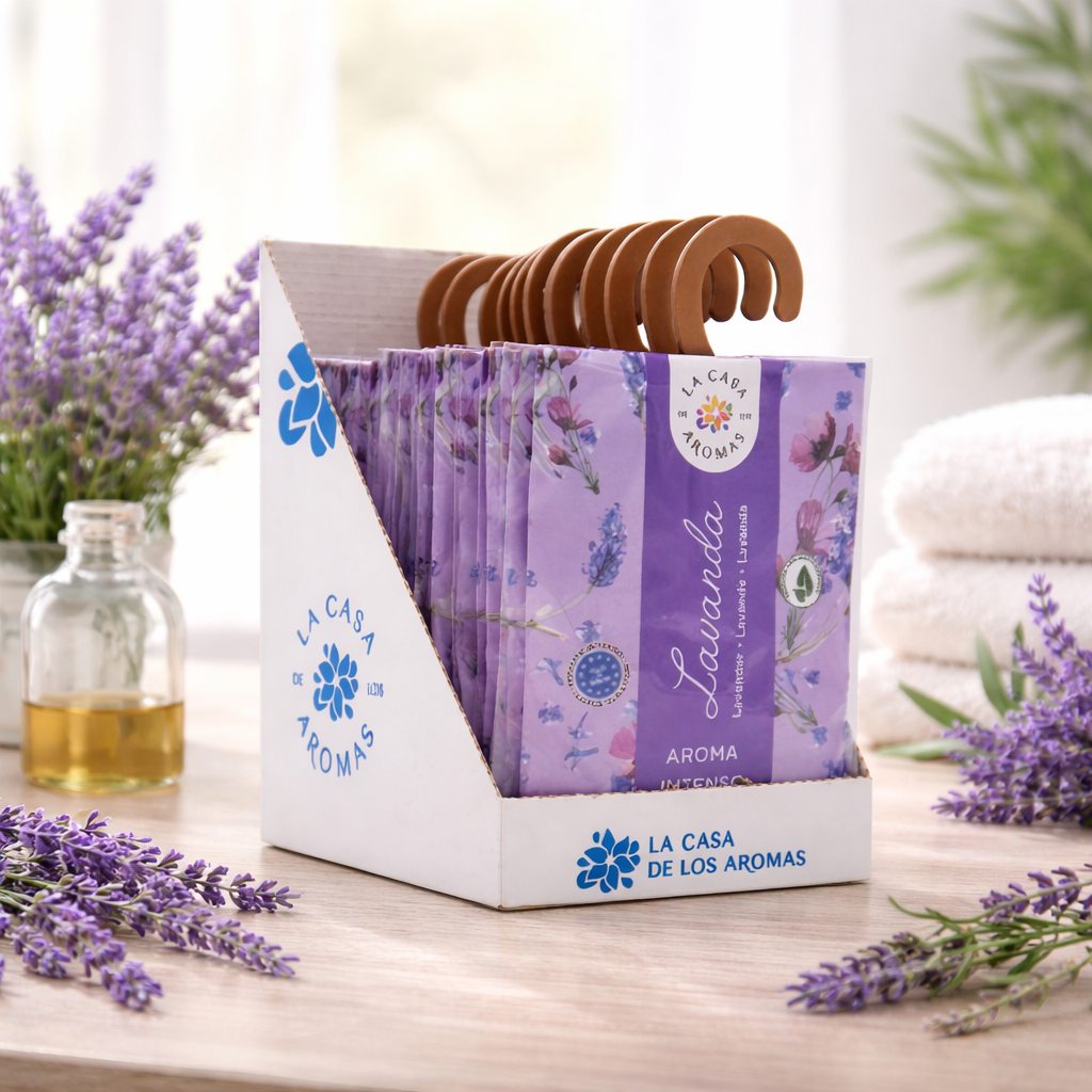 Lot de 12 - Sachet Parfumés Armoire et Commode Lavande -20% - La Casa de Los Aromas