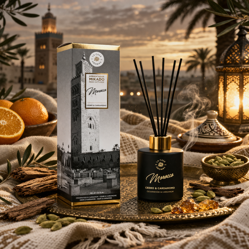 Lot de 3 Pièces - Mikado Oriental Morroco 100ml 25% - Casa de Los Aromas