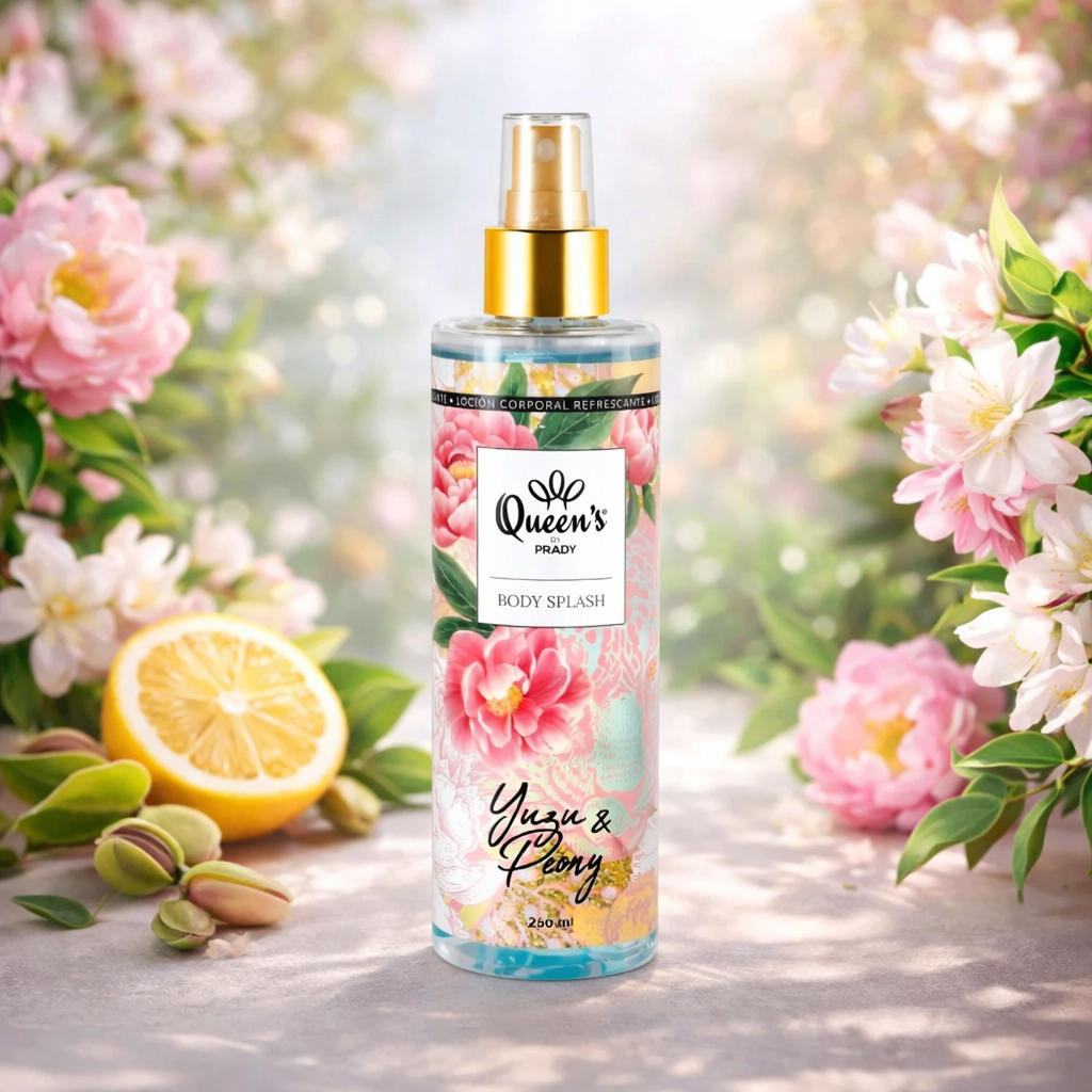 Lot de 6 Pièces - Brume Corps et Cheveux Yuzu Peony 250ML - Prady