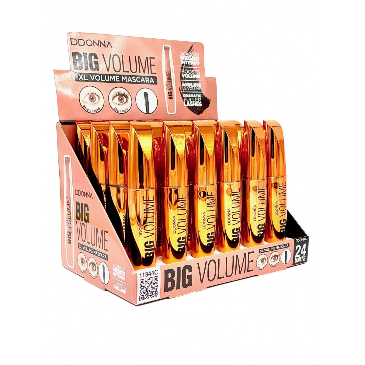 Lot de 24 pièces - Mascara Big Volume Extra Black - D'Donna