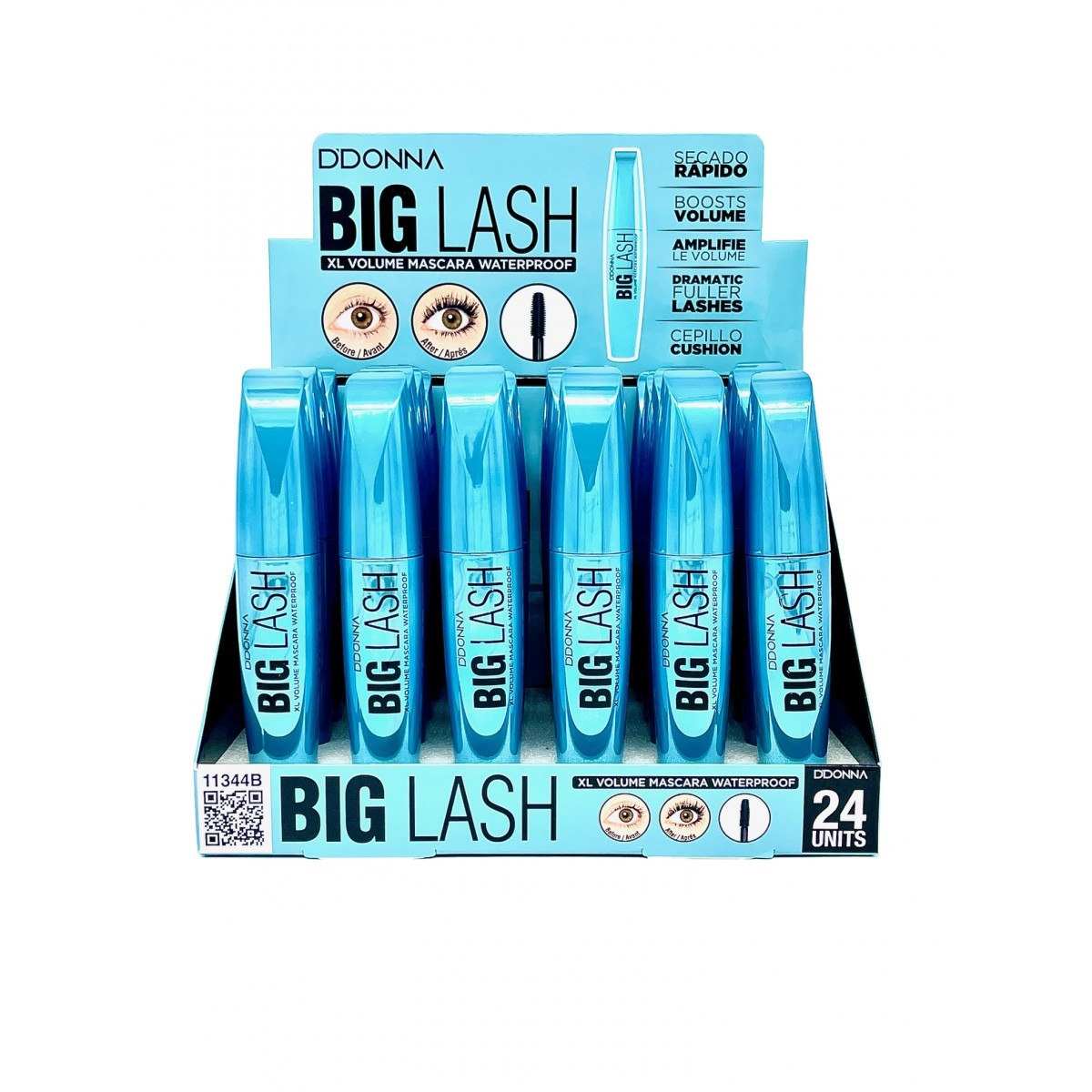 Lot de 24 pièces - Mascara Big Lash Ultra Black - D'Donna