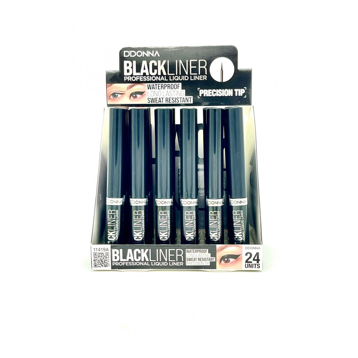 Pack of 24 long-lasting eyeliners 11419A - D'donna