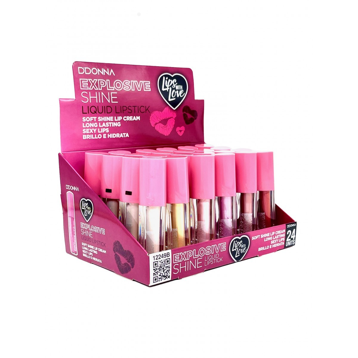 Lot de 24 gloss explosive shine 12249B - D'donna