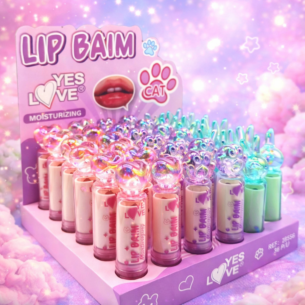 Lot de 36 Pièces - Baume à Lèvres Magic Hydratation & Couleur Personnalisé - Yes Love