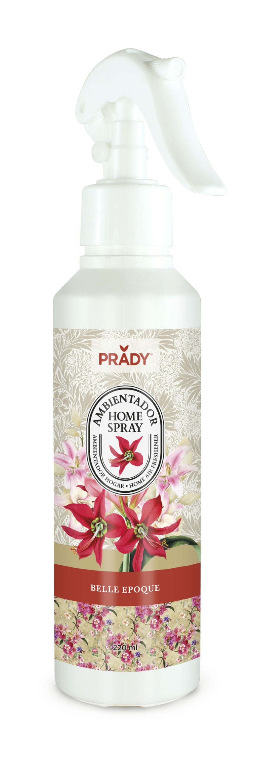 Lot de 6 - Spray d'ambiance maison et tissu belle epoque 220ML - Prady