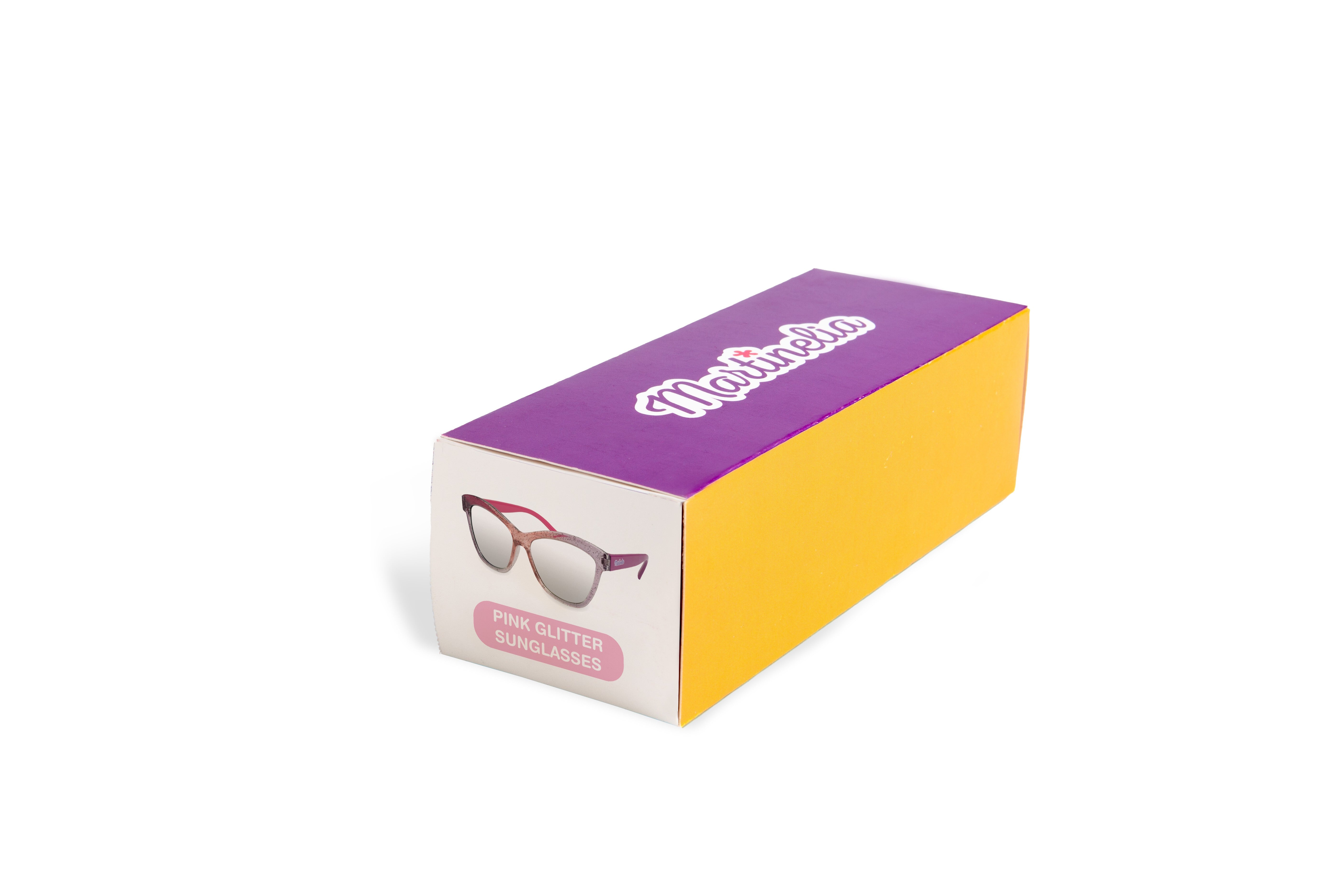 Set of 6 - Polarized sunglasses for children, optical quality, pink - Martinelia