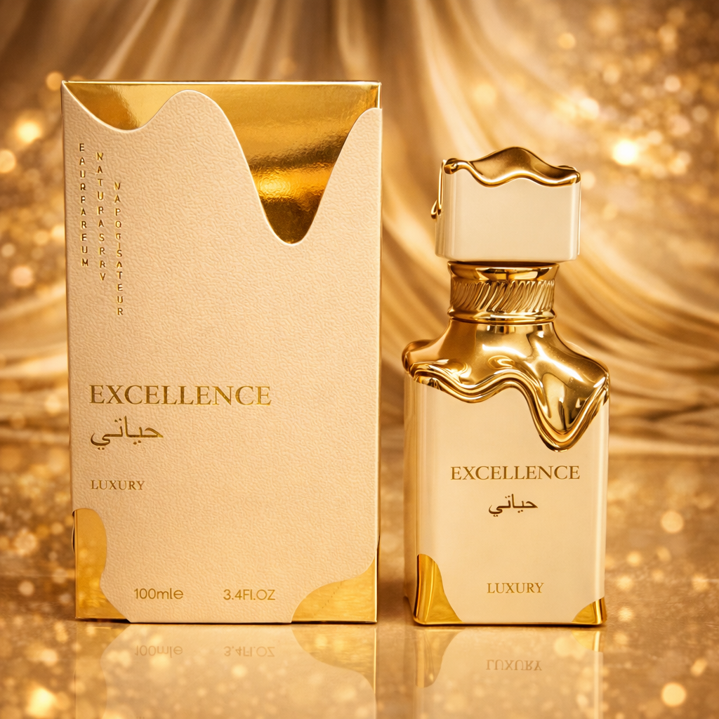 Lot de 6 Pièces - Eau de Parfum Excellence Creamy Gold 100ml - Luxury
