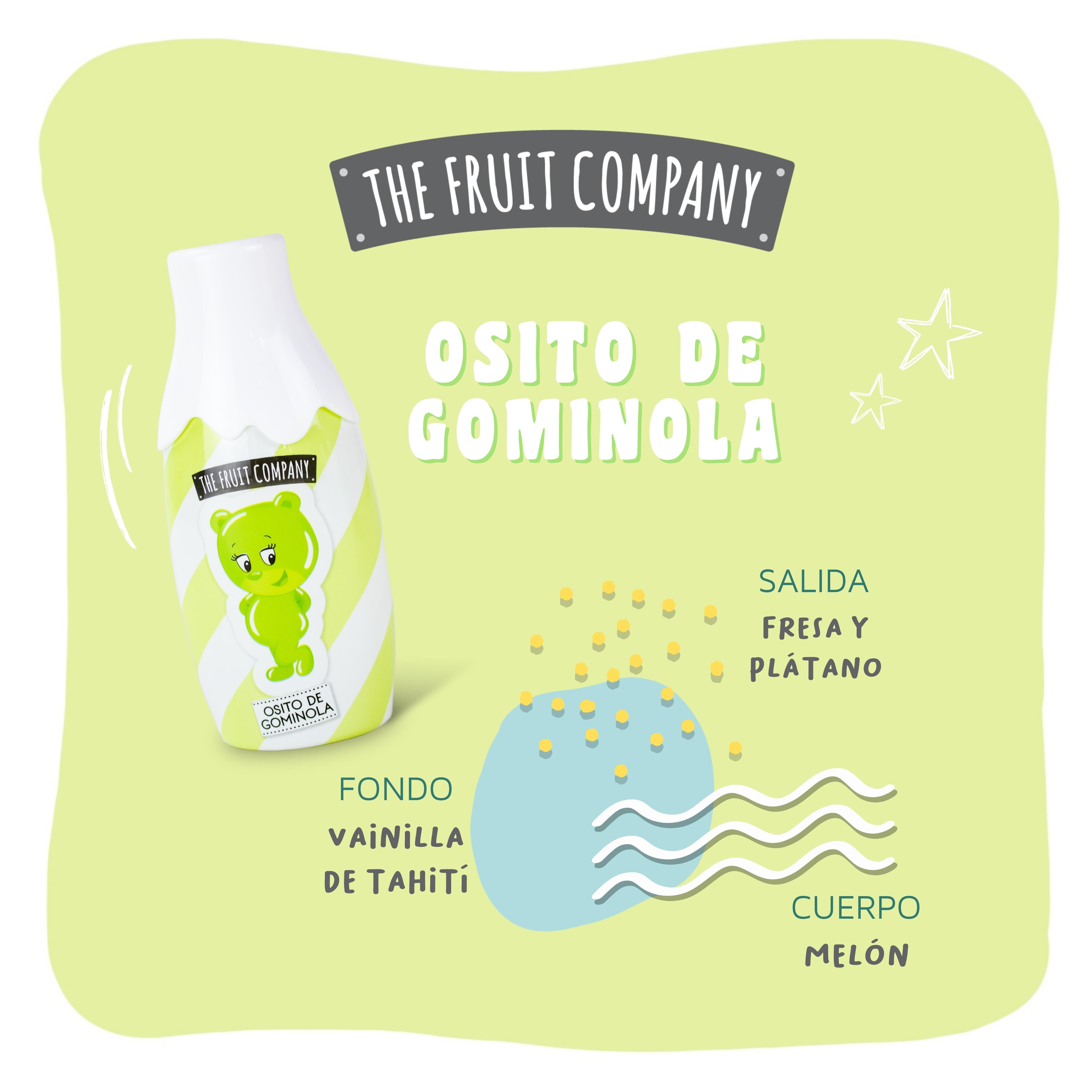 Eau de toilette the fruit company ourson en guimauve