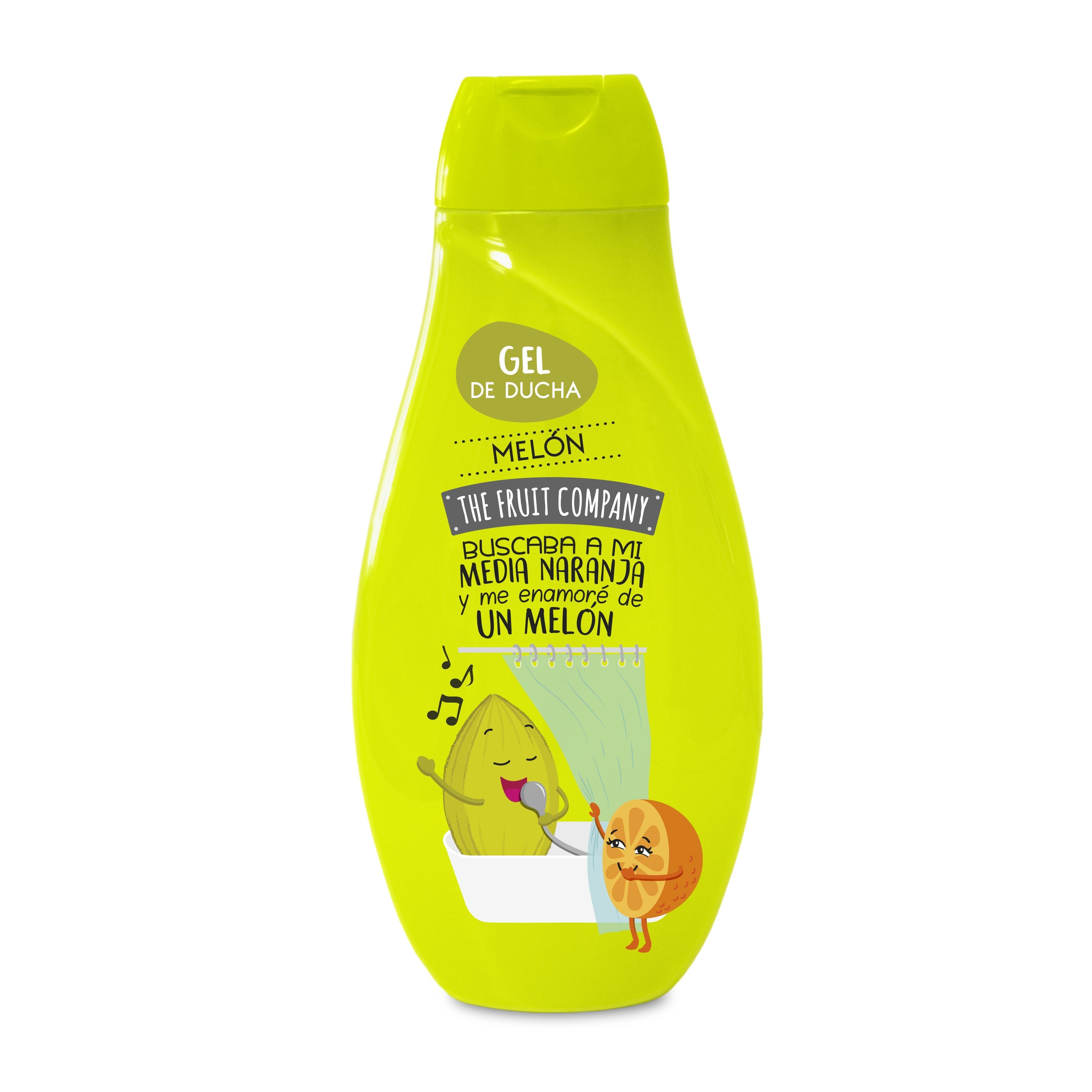 Lot de 4 - Gel douche melon 600ml - The fruit company