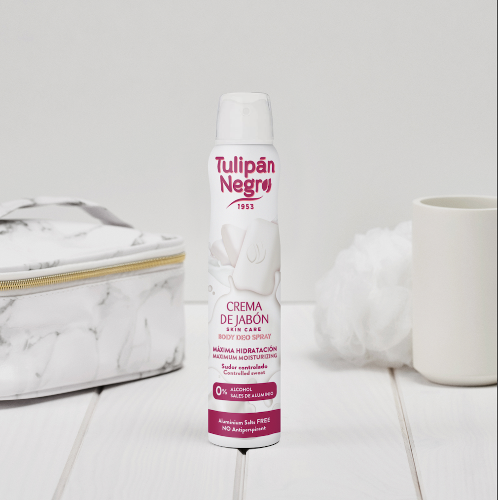 Déodorant spray tulipan negro crème de savon 200ML