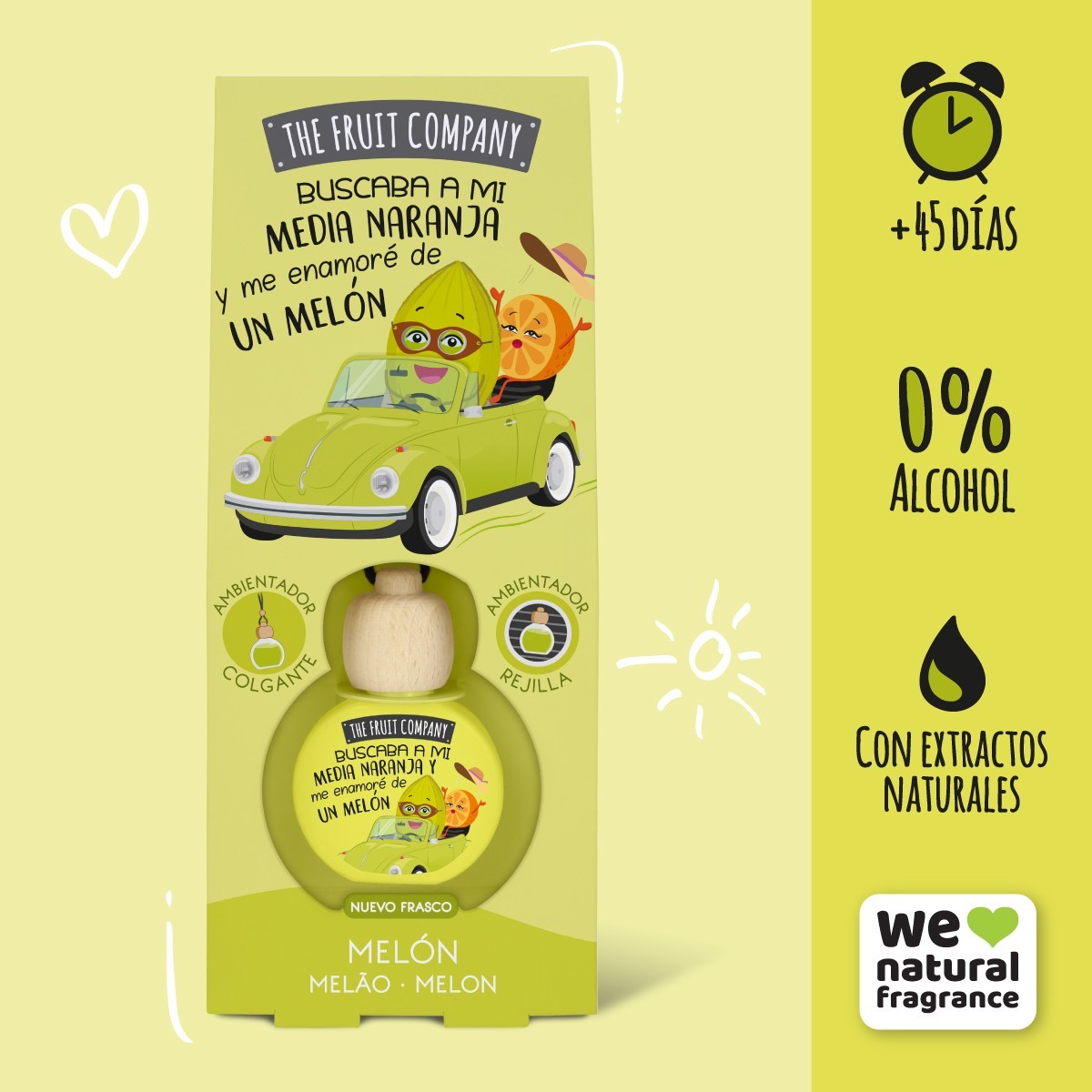 14-Piece Set - Melon Car Air Freshener - The Fruit Company