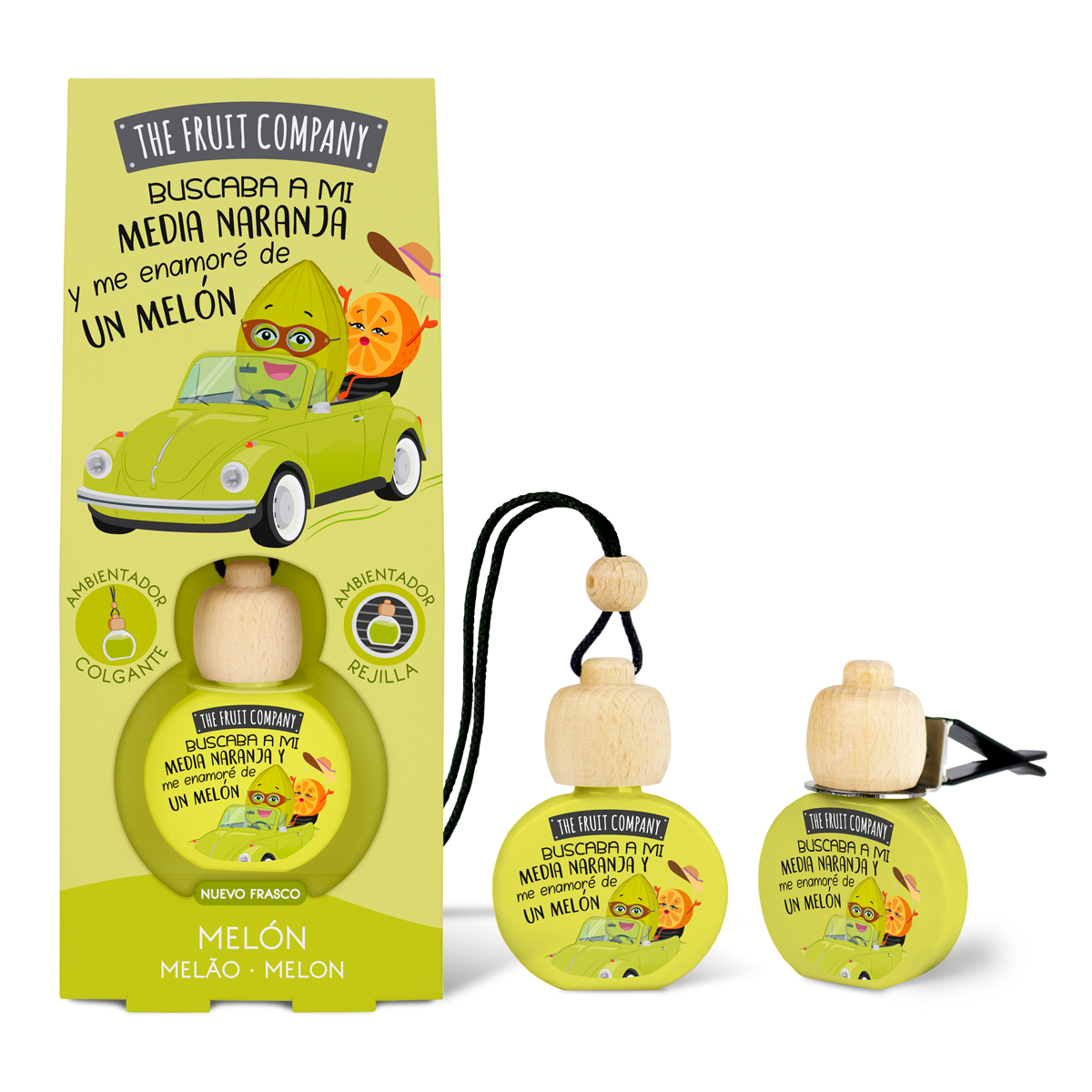 14-Piece Set - Melon Car Air Freshener - The Fruit Company