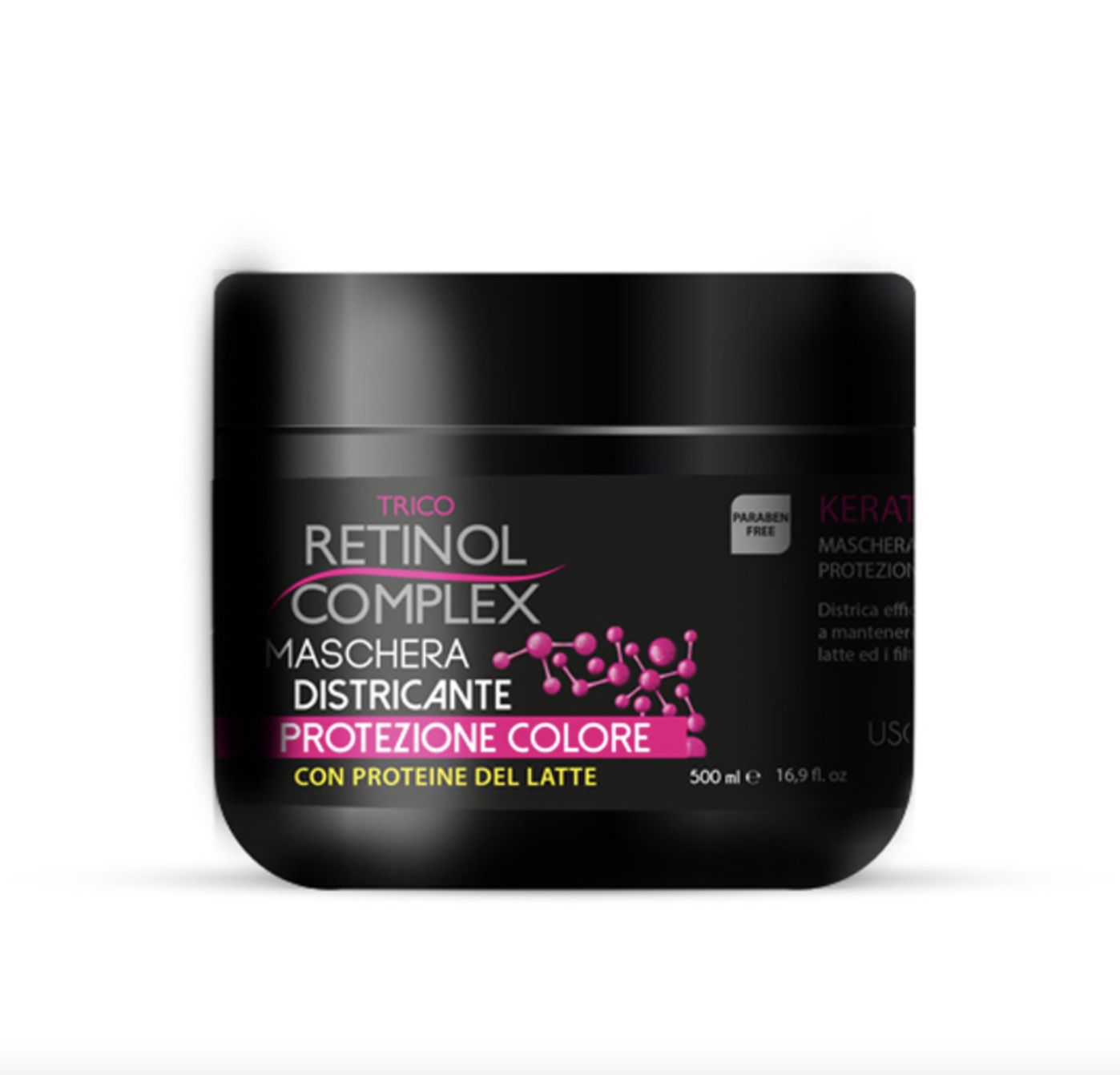 Lot de 4 pièces - Masque capillaire Retinol Complex cheveux colorés 500ML