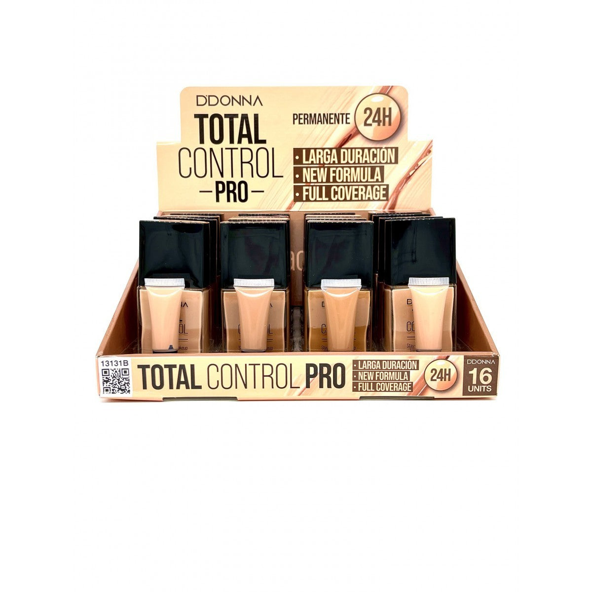 Lot de 16 - Total control pro - Fond de teint 24h - D'donna