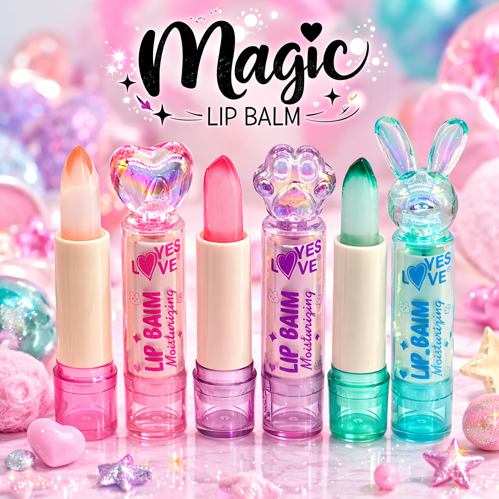 Lot de 36 Pièces - Baume à Lèvres Magic Hydratation & Couleur Personnalisé - Yes Love