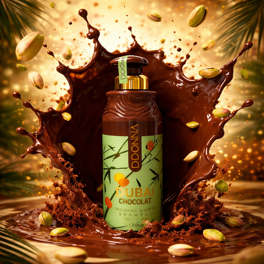 Lot de 6 Pièces - Shampoing Dubai Chocolate 520ml - D’Donna