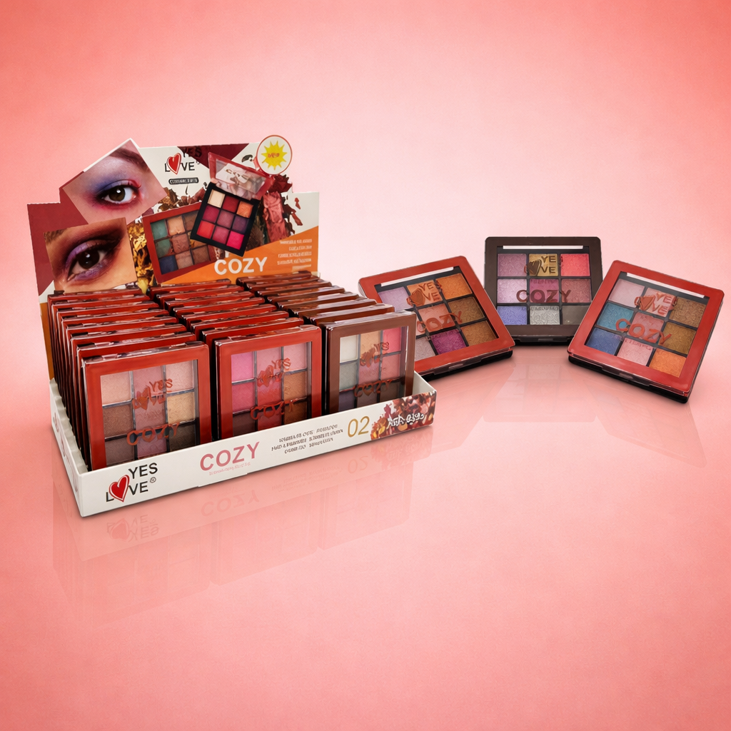 Set of 24 Pieces - Cosy Eyeshadows - 0393/2 - Yes Love