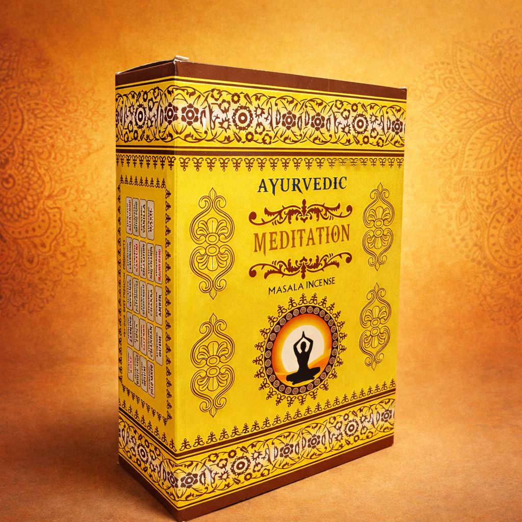Lot de 12 Pièces - Encens en Bâtonnet Méditation - Ayurvedic