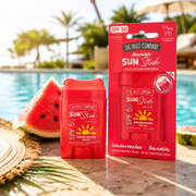 6 Pièces - Stick Solaire SPF 50 Haute Protection Pastèque Water Résistant - The Fruit Company
