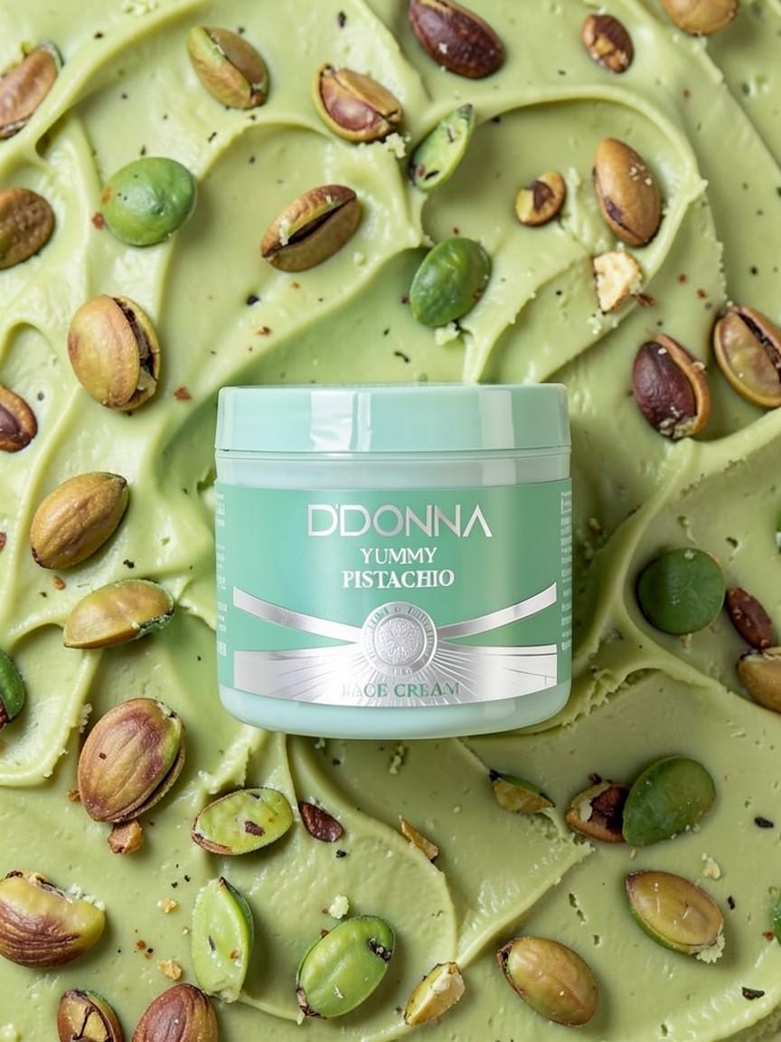Lot de 6 Pièces - Crème Visage Yummy Pistachio 115g - D’Donna