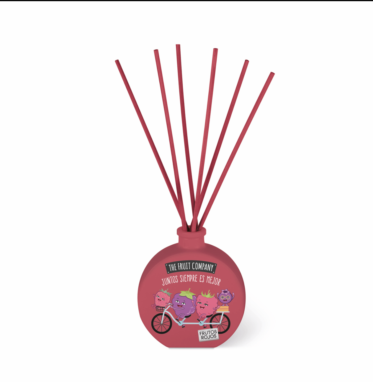 Set of 6 Pieces - Red berries Mikado Reed Diffuser 40ml - The fruit company
