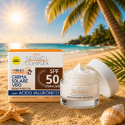 Lot de 6 Pièces - Crème Solaire Visage SPF 50 " Hello Summer" 50ml - Retinol Complex