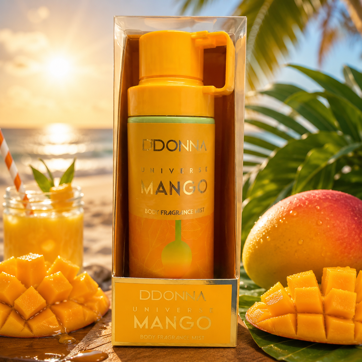 Lot de 6 Pièces - Brume Corps & Cheveux "Universe Mango" 250ml - D'Donna