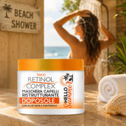Lot de 6 Pièces - Masque Capillaire Après Soleil Ultra Nourrissant "Hello Summer 400ml - Retinol Complex